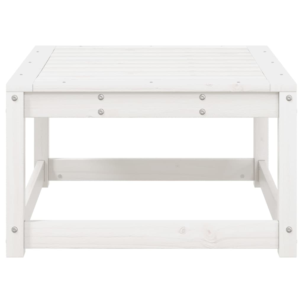 White Pine Garden Footstool - Solid Wood Comfort & Style