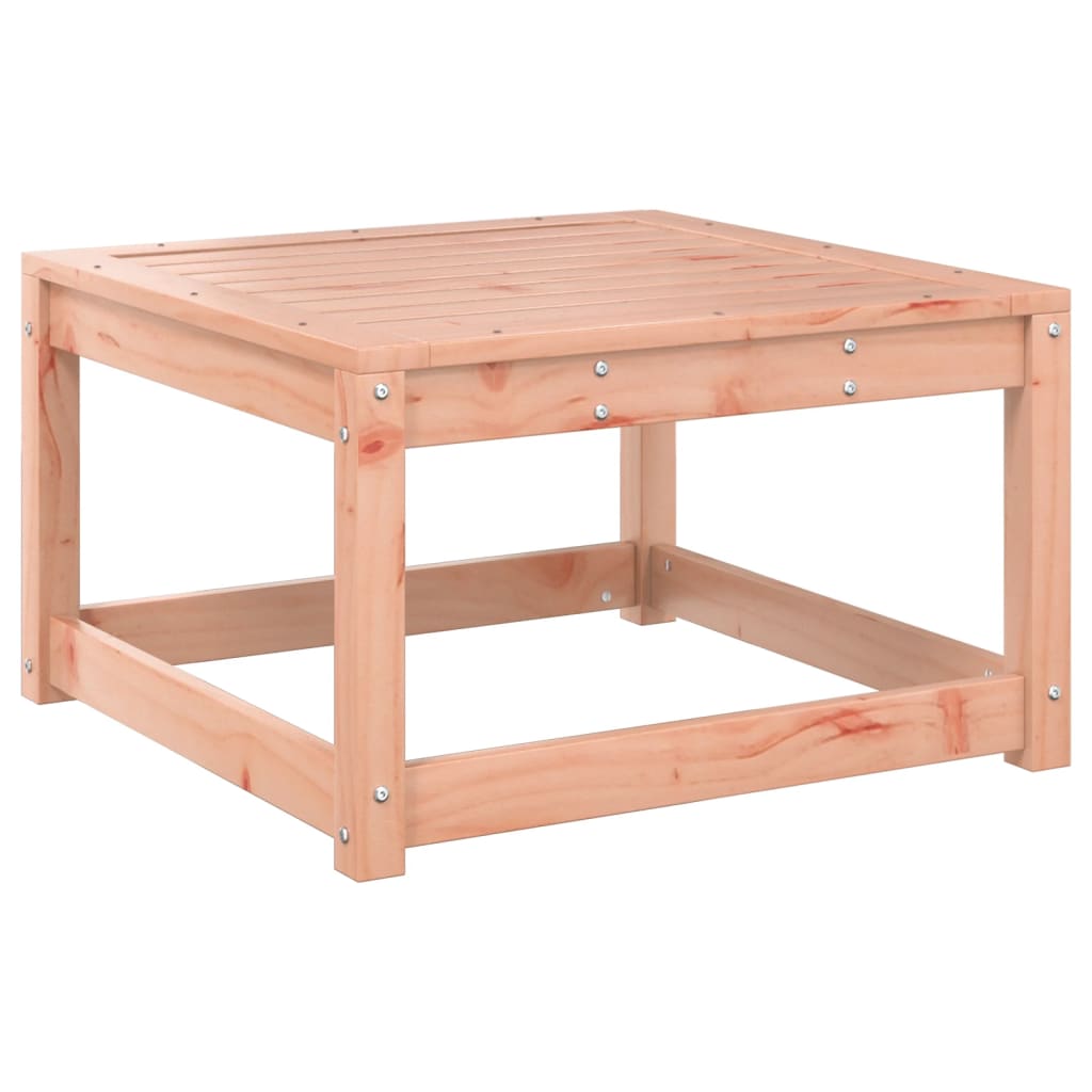 Solid Wood Douglas Garden Footstool - Durable & Stylish Outdoor Decor