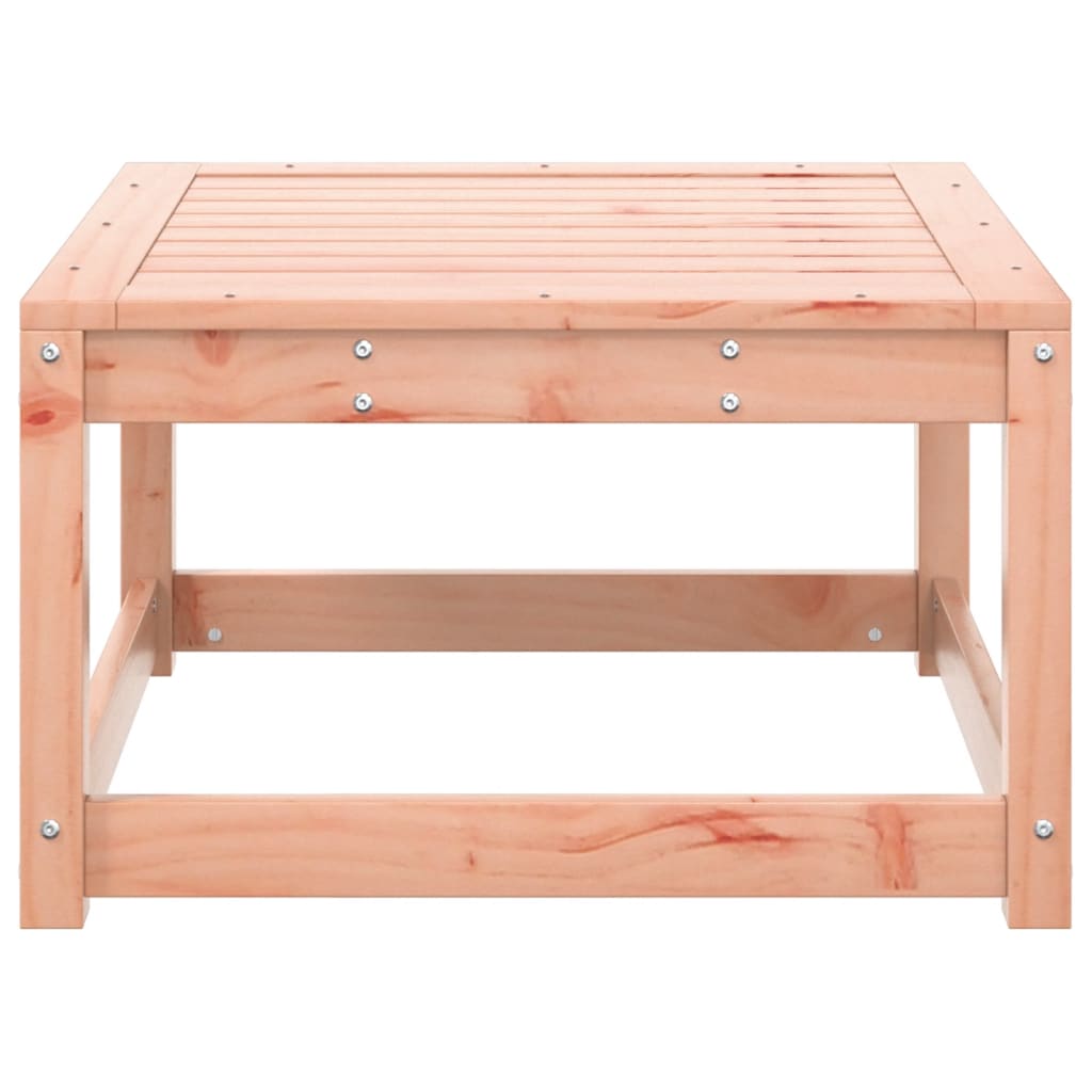 Solid Wood Douglas Garden Footstool - Durable & Stylish Outdoor Decor