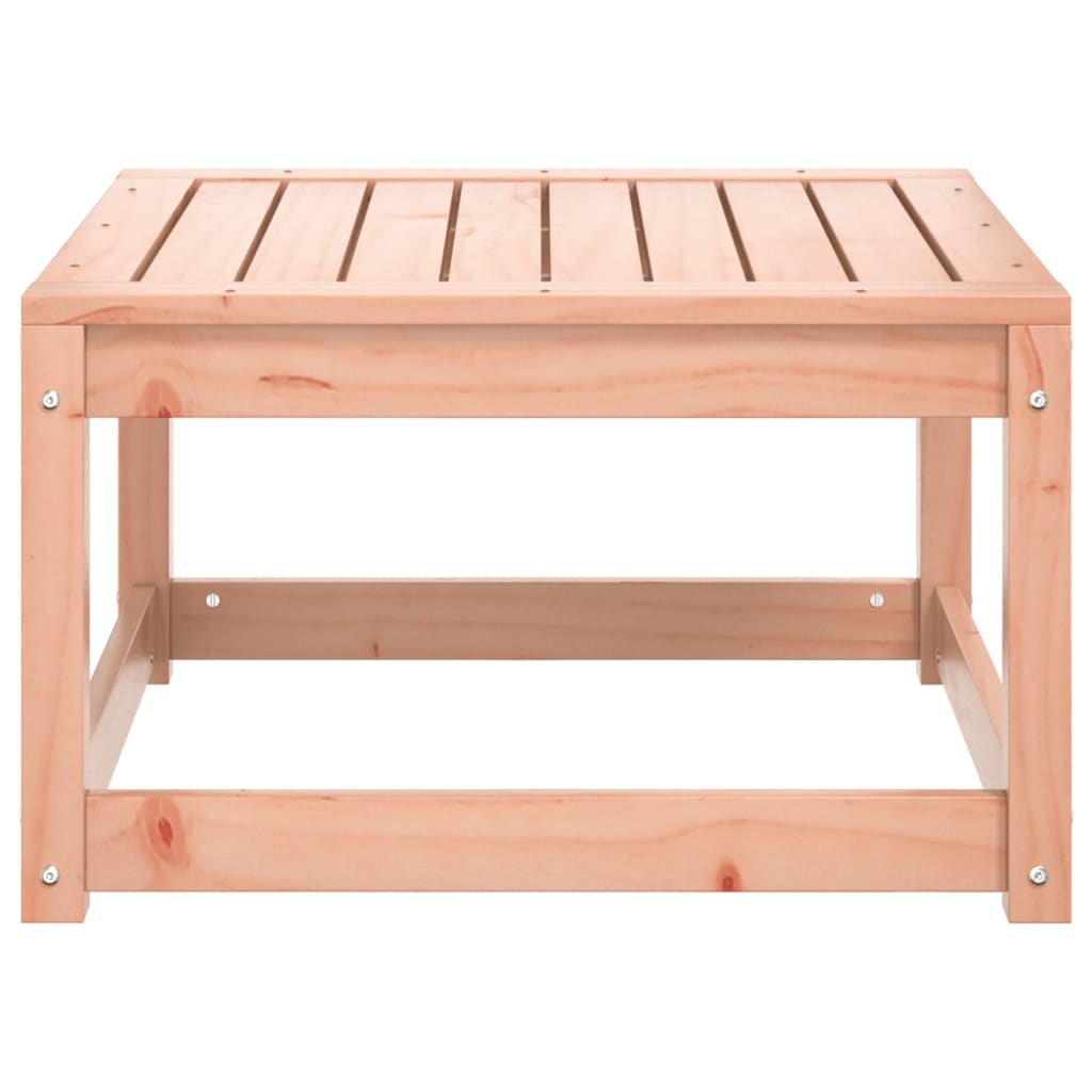 Solid Wood Douglas Garden Footstool - Durable & Stylish Outdoor Decor