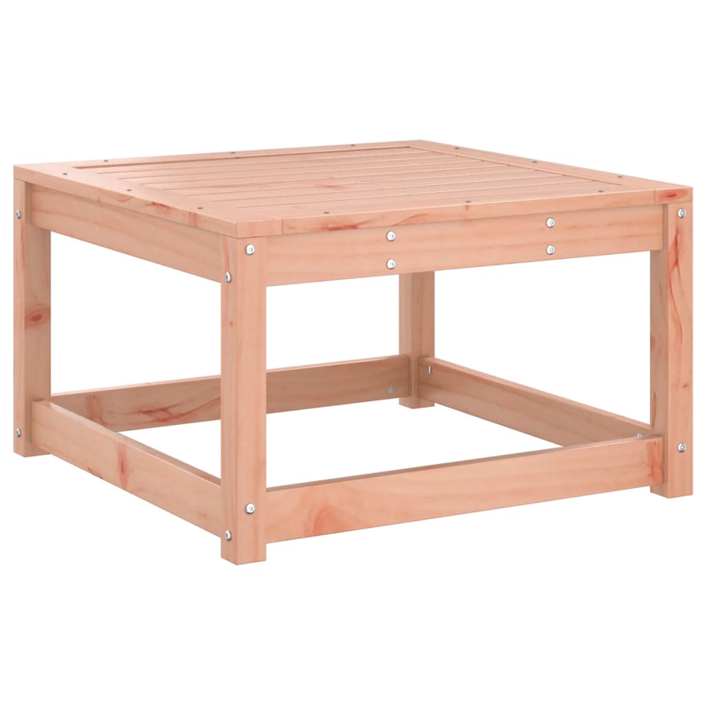 Solid Wood Douglas Garden Footstool - Durable & Stylish Outdoor Decor
