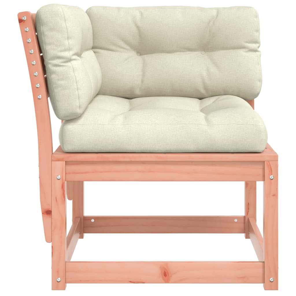 Solid Wood Douglas Garden Sofa Corner with Cushions 73x73x78 cm