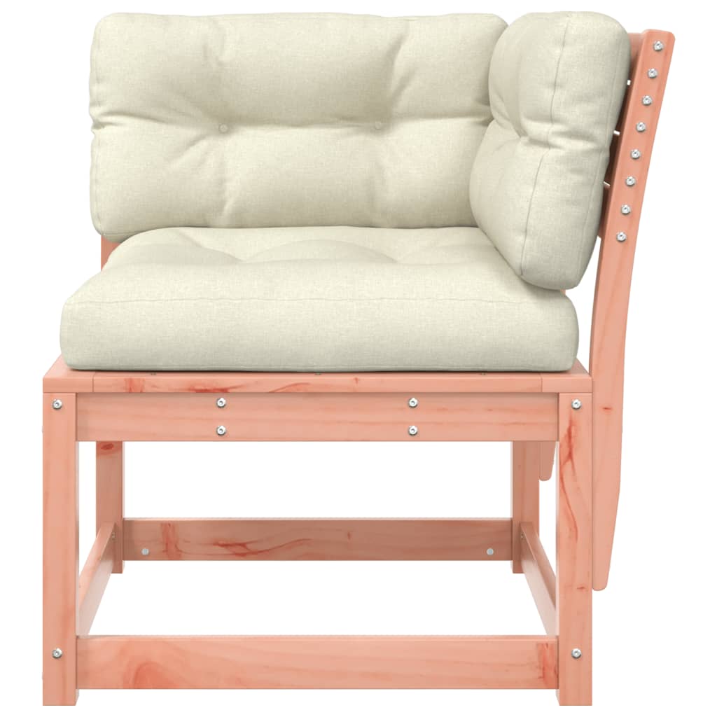 Solid Wood Douglas Garden Sofa Corner with Cushions 73x73x78 cm