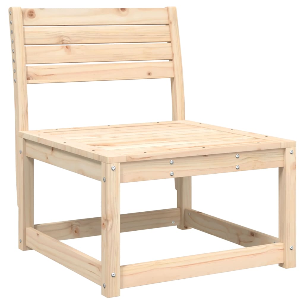 Solid Pine Garden Sofas 2pcs with Cushions - Durable Outdoor Seating