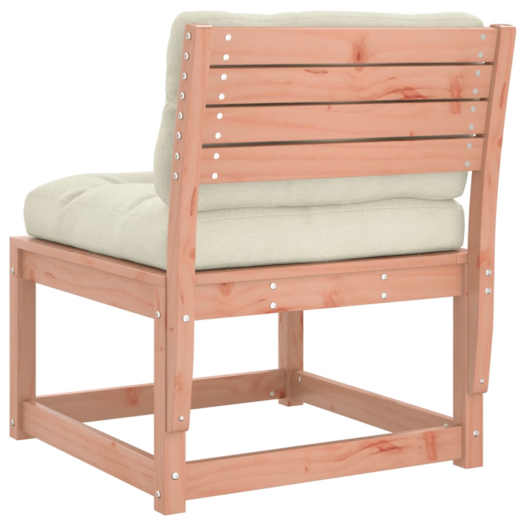 Solid Wood Douglas Garden Sofas with Cushions - 2 Piece Set