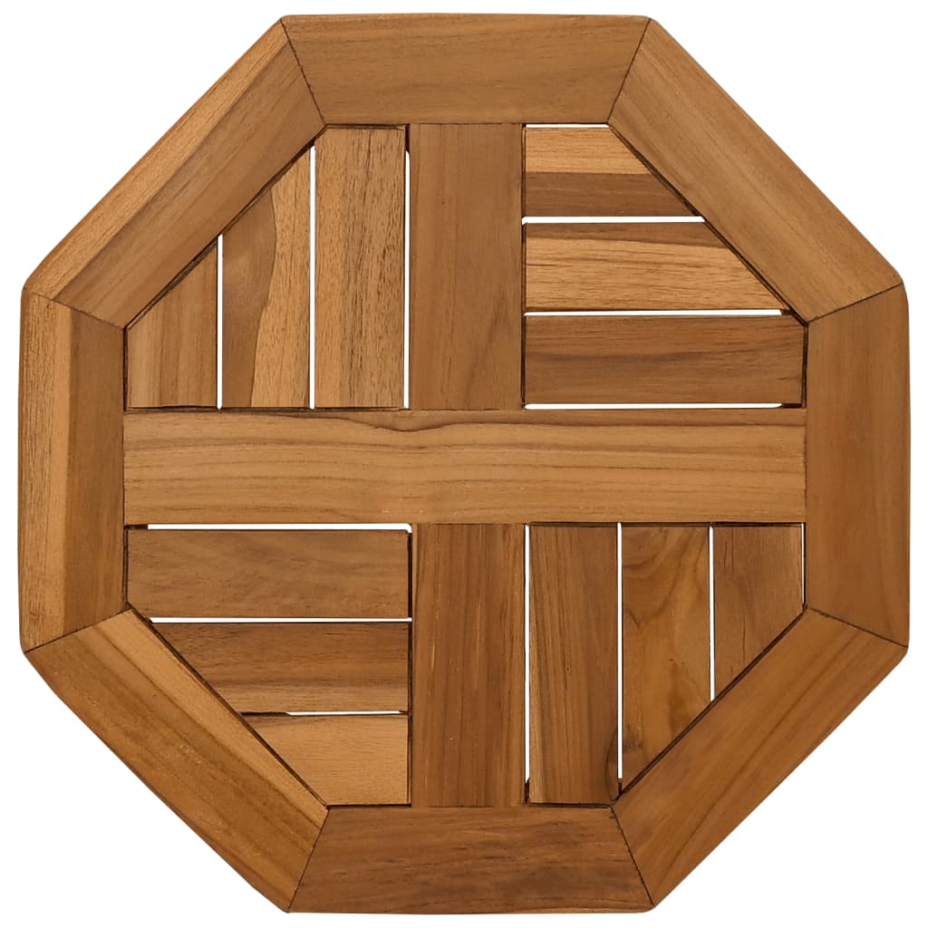 Octagonal Solid Teak Table Top - 40x40x2.5 cm