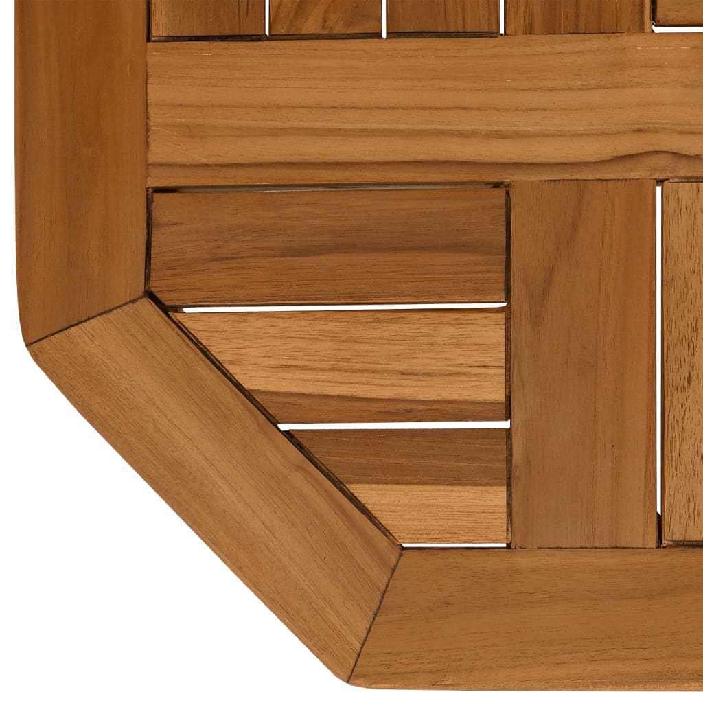 Octagonal Solid Teak Table Top - 40x40x2.5 cm