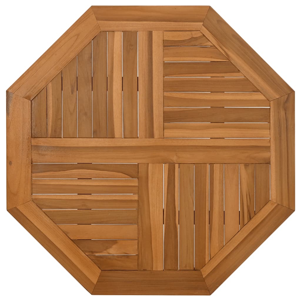 Octagonal Solid Teak Wood Table Top 60x60x2.5 cm