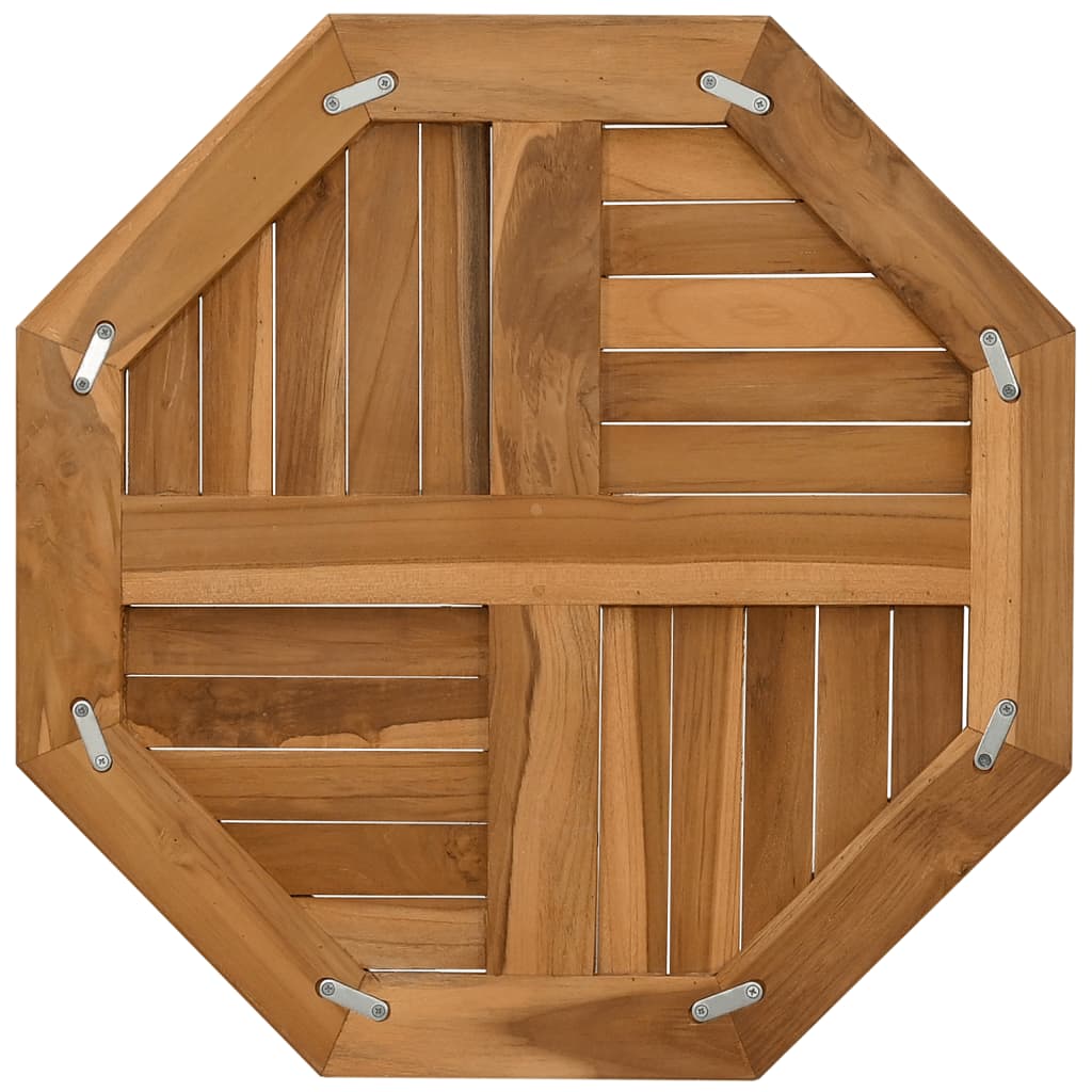 Octagonal Solid Teak Wood Table Top 60x60x2.5 cm