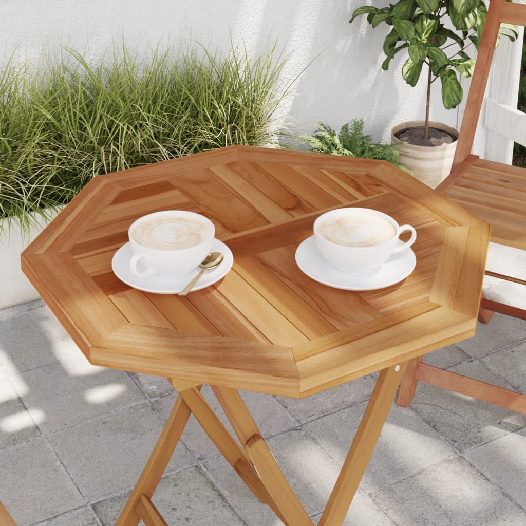 Octagonal Solid Teak Wood Table Top 60x60x2.5 cm