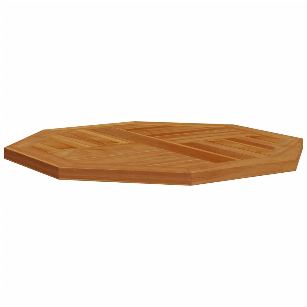 Octagonal Solid Teak Wood Table Top 70x70 cm