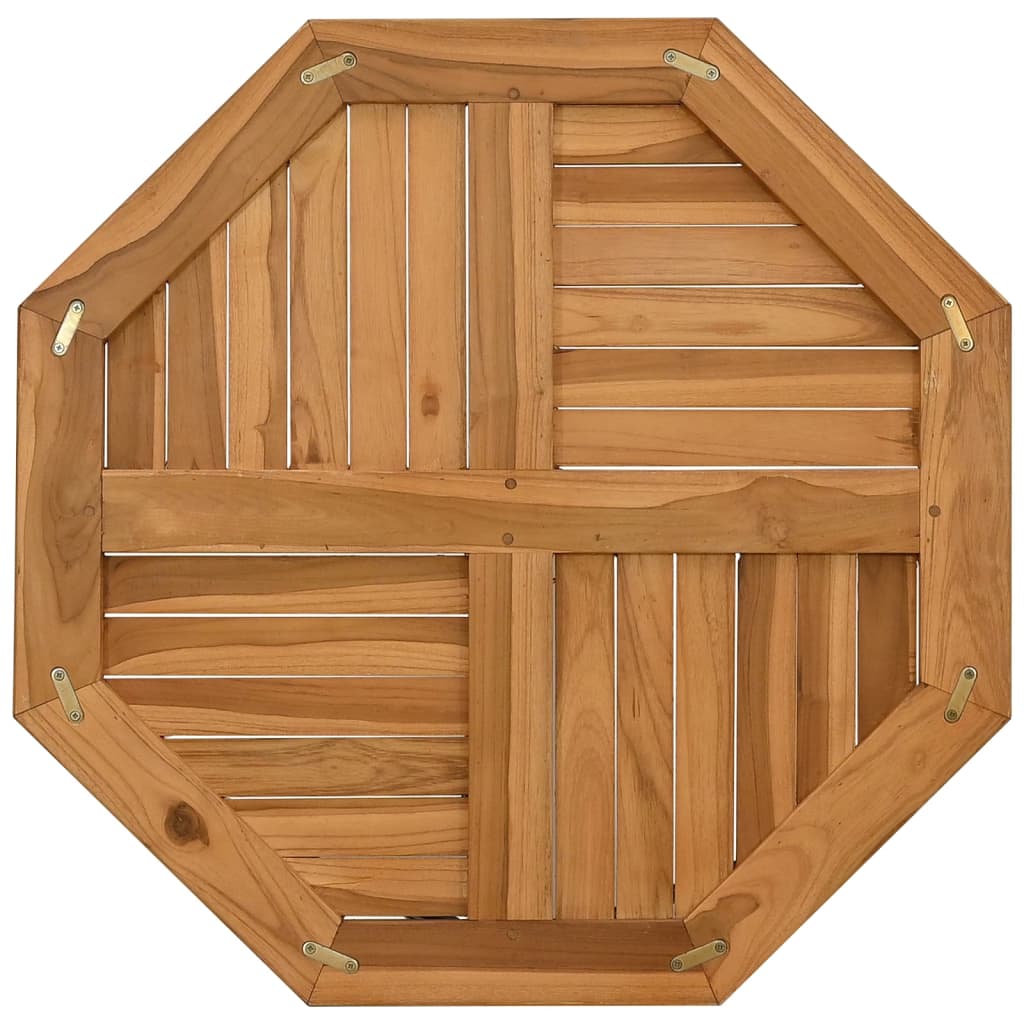 Octagonal Solid Teak Wood Table Top 70x70 cm