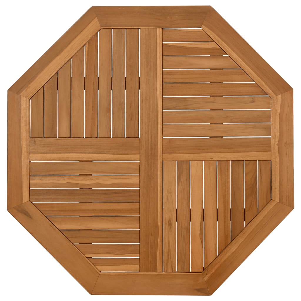 Octagonal Solid Teak Wood Table Top 90x90x2.5 cm