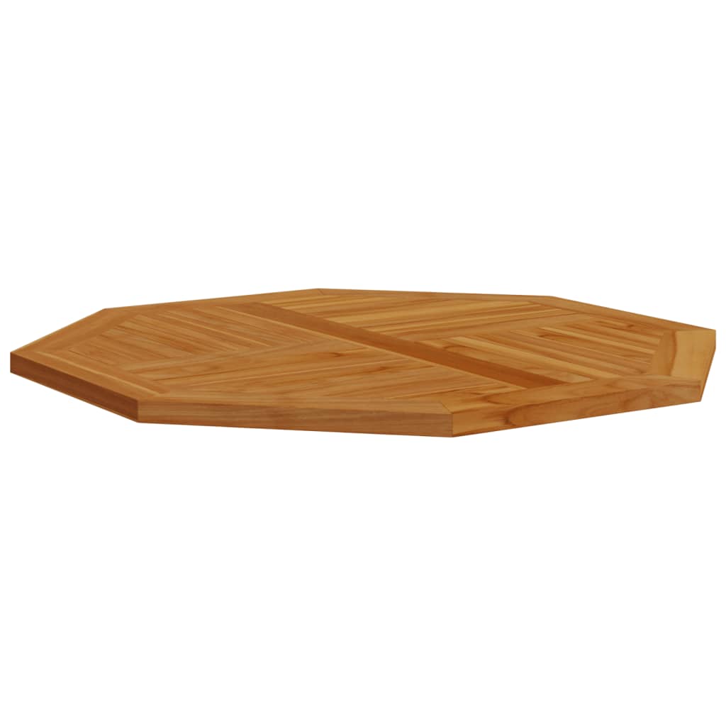 Octagonal Solid Teak Wood Table Top 90x90x2.5 cm
