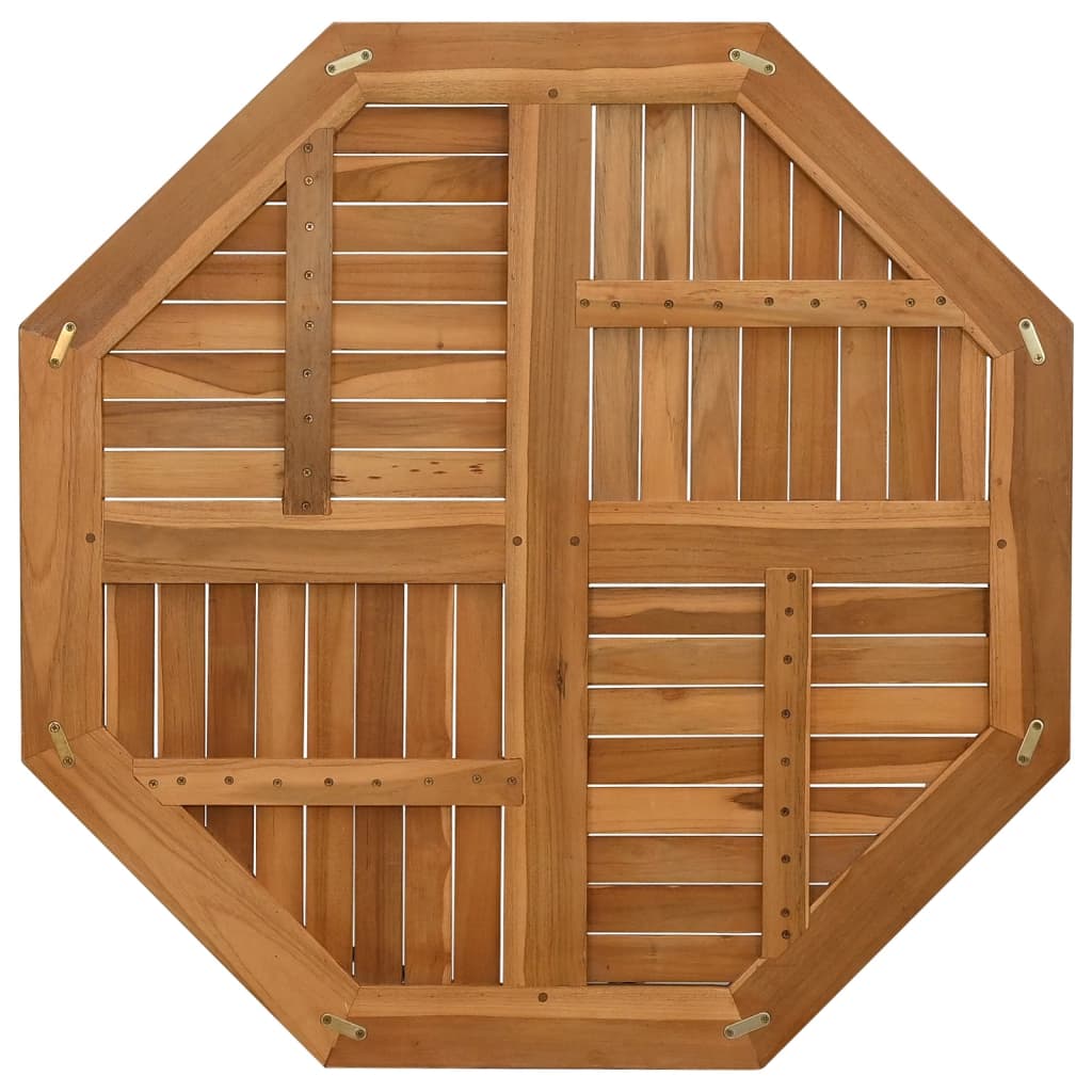 Octagonal Solid Teak Wood Table Top 90x90x2.5 cm