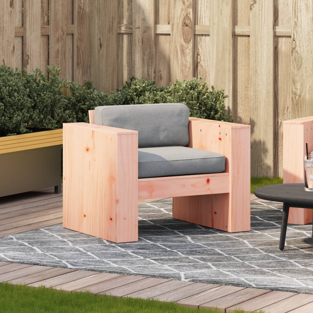 Solid Wood Douglas Garden Sofa - 79x60x62 cm Outdoor Furniture