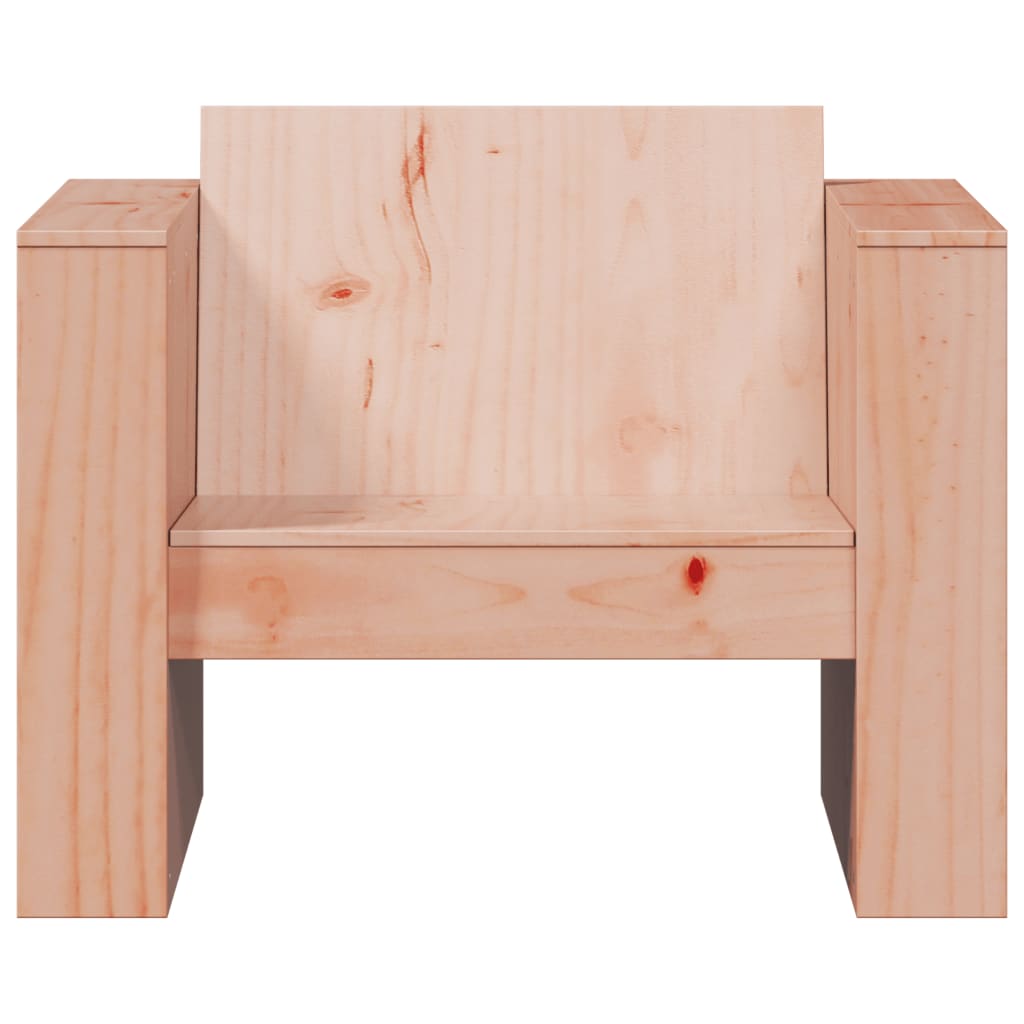 Solid Wood Douglas Garden Sofa - 79x60x62 cm Outdoor Furniture