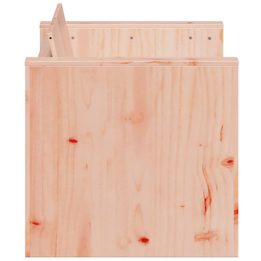 2-Seater Garden Sofa in Solid Douglas Wood - 134x60x62 cm