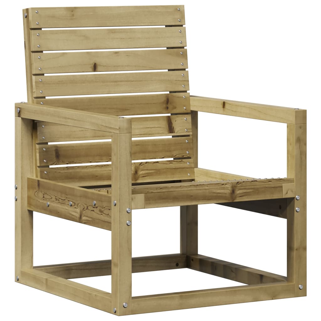 Compact Garden Chair - 57.5x63x76 cm - Impregnated Pine Wood