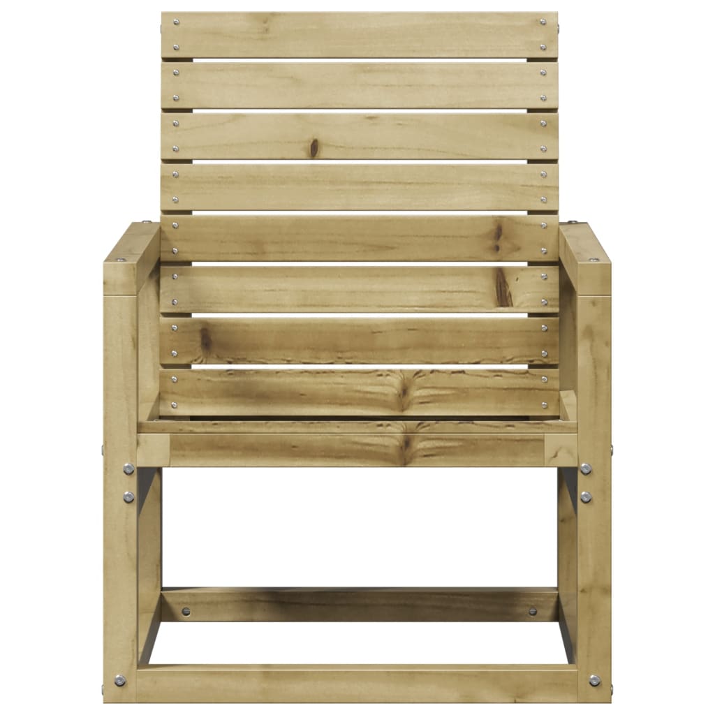 Compact Garden Chair - 57.5x63x76 cm - Impregnated Pine Wood