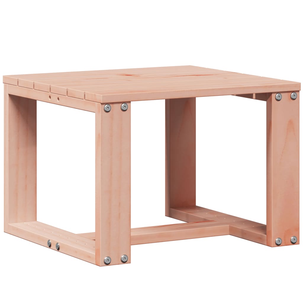 3-Piece Douglas Solid Wood Garden Lounge Set - Natural Finish