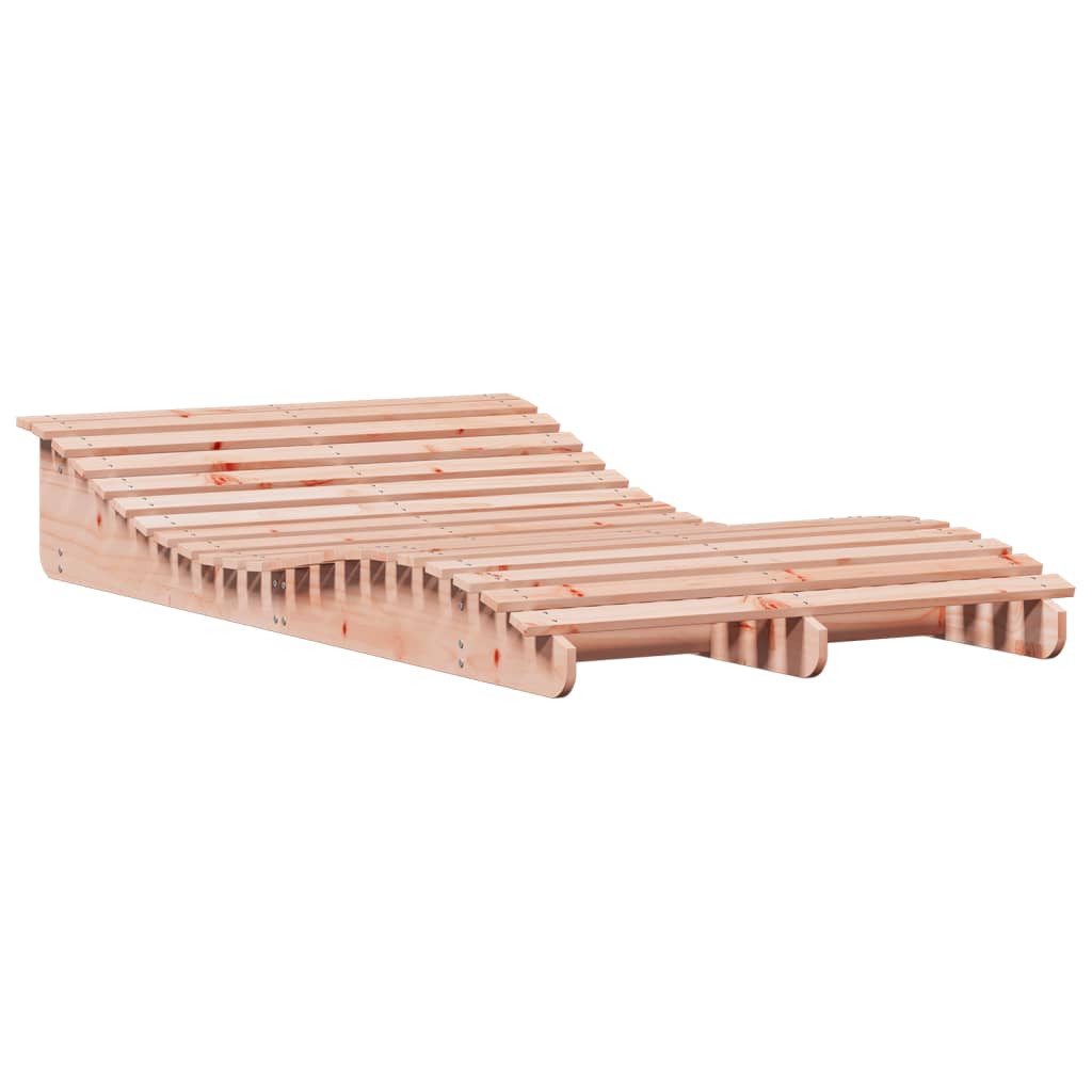 Solid Wood Douglas Sun Lounger 205x110x31.5 cm - Outdoor Relaxation