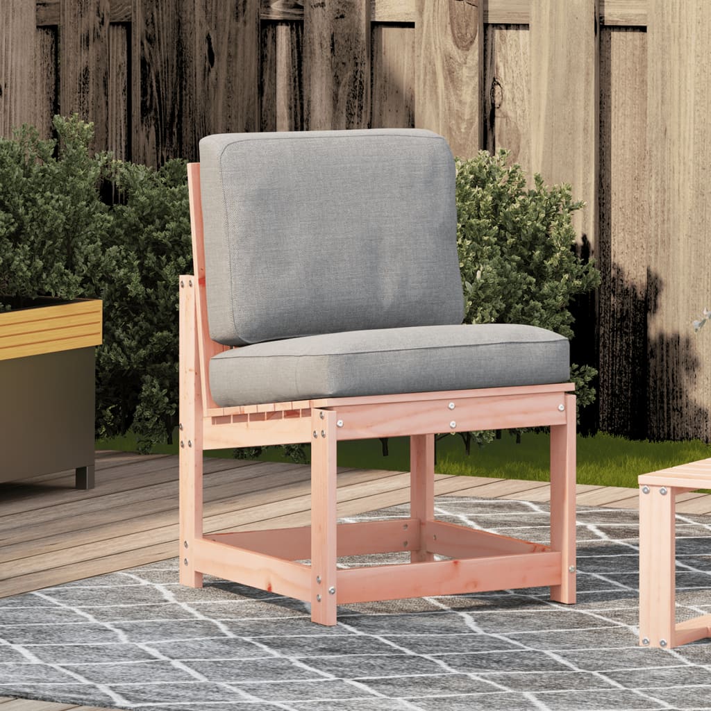 Solid Wood Douglas Garden Chair - 50.5x55x77 cm Patio Seating