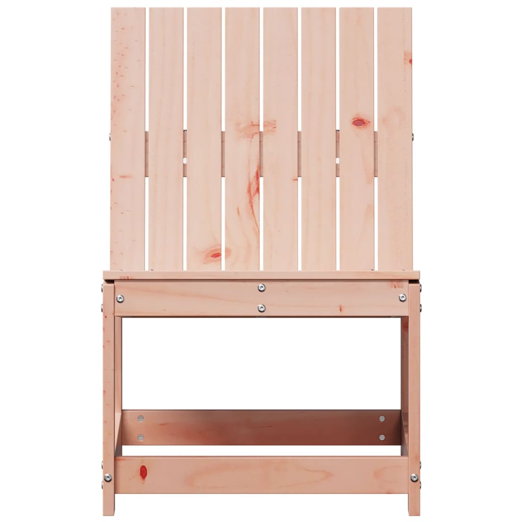 Solid Wood Douglas Garden Chair - 50.5x55x77 cm Patio Seating