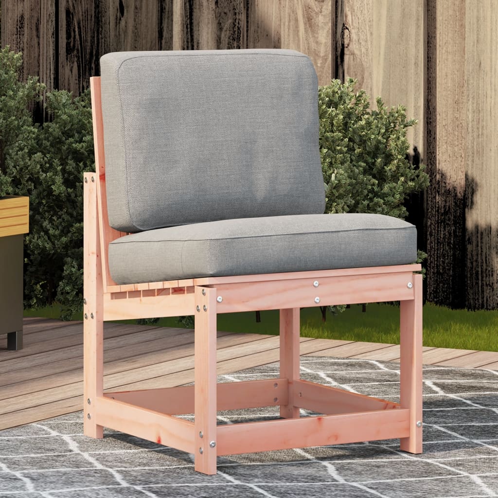 Solid Wood Douglas Garden Chair - 50.5x55x77 cm Patio Seating