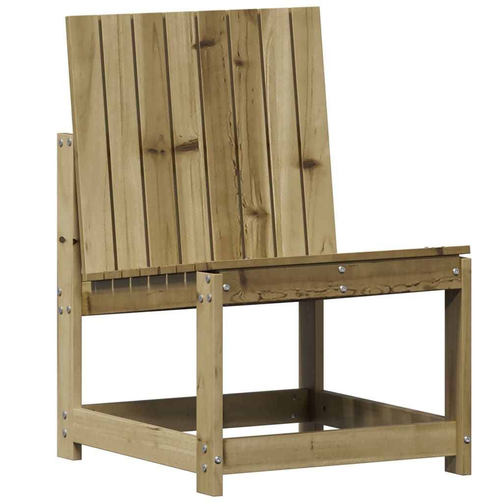 Durable Garden Chair 50.5x55x77 cm Pine Wood - Outdoor Ready