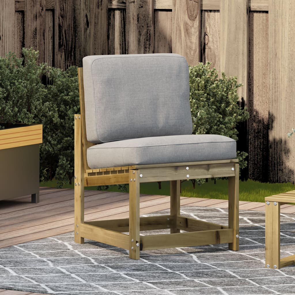 Durable Garden Chair 50.5x55x77 cm Pine Wood - Outdoor Ready