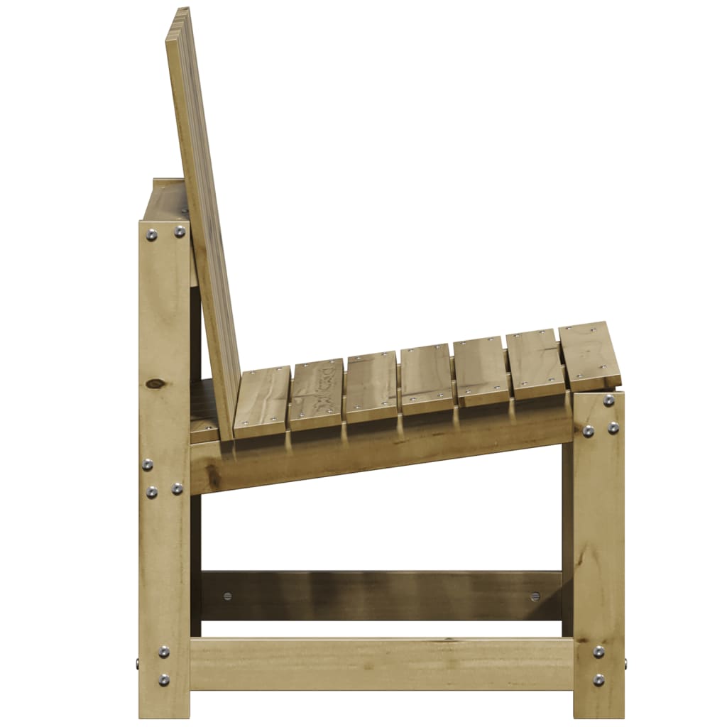 Durable Garden Chair 50.5x55x77 cm Pine Wood - Outdoor Ready