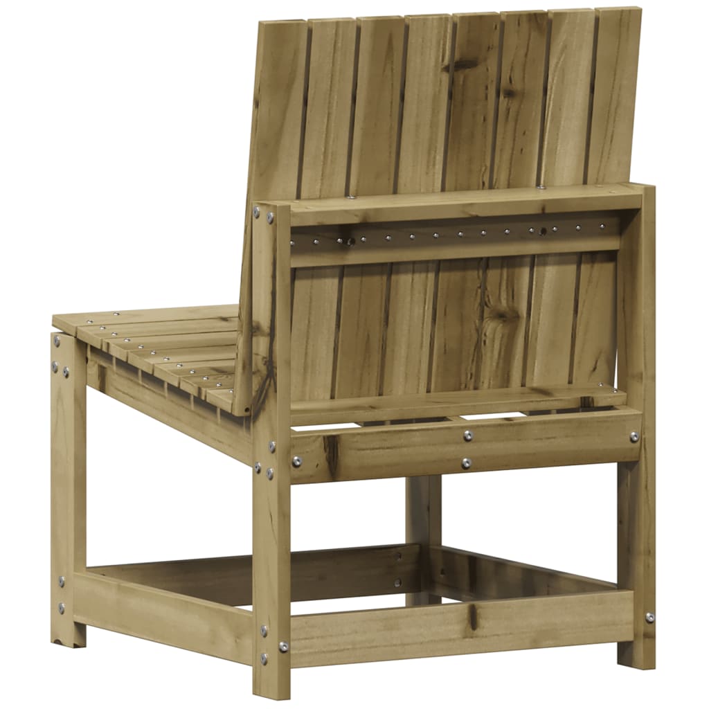 Durable Garden Chair 50.5x55x77 cm Pine Wood - Outdoor Ready
