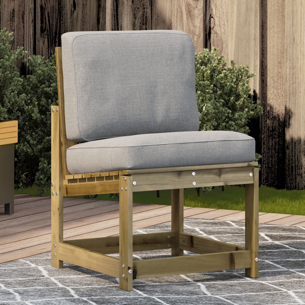 Durable Garden Chair 50.5x55x77 cm Pine Wood - Outdoor Ready