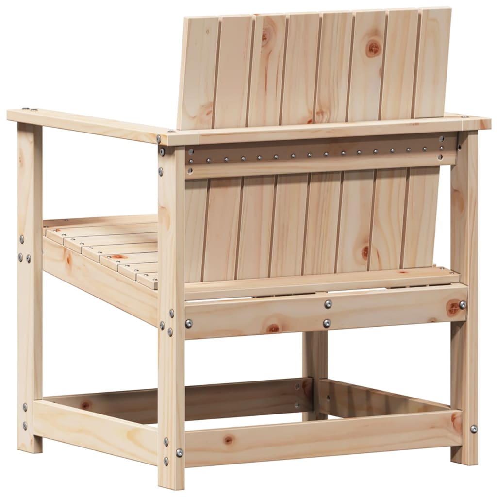 Solid Pine 3-Piece Garden Lounge Set - Stylish Outdoor Comfort