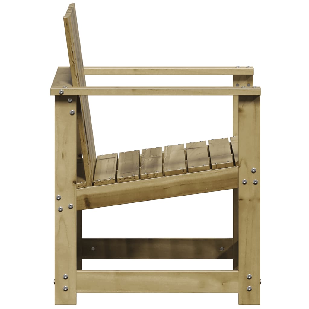 Stylish 3 Piece Garden Lounge Set in Impregnated Pine Wood