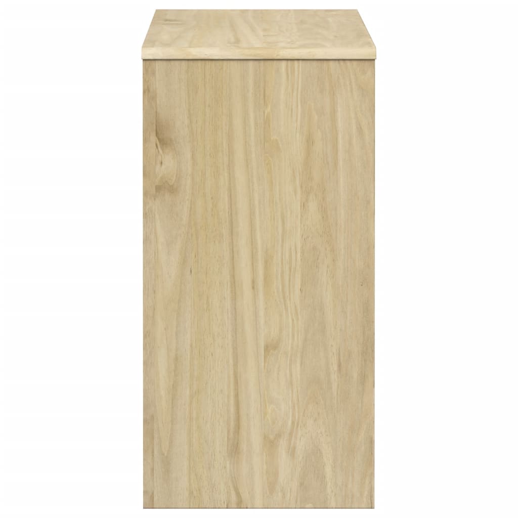 Solid Oak Console Table SAUDA - 89.5x36.5x73 cm Pine Wood