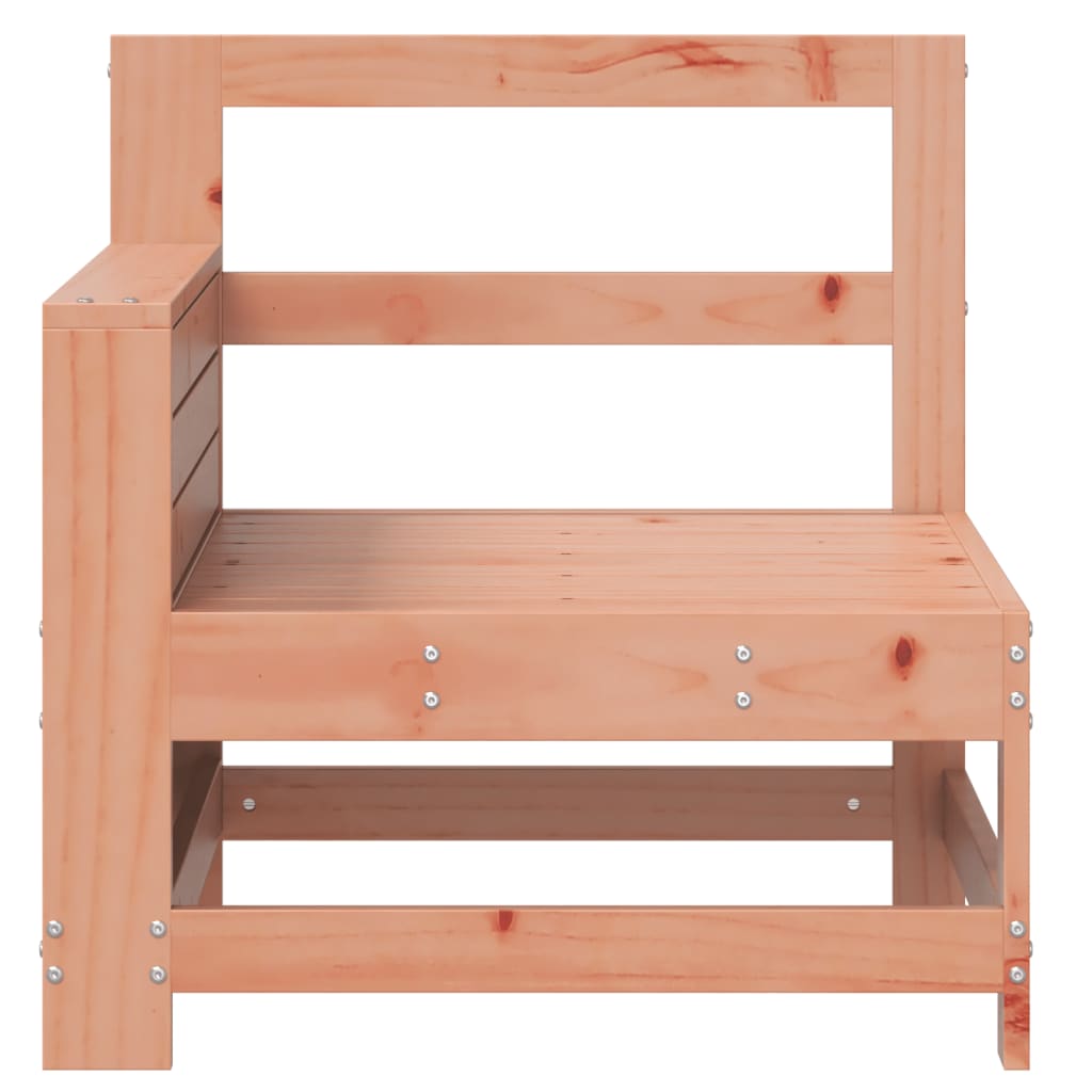 Solid Wood Douglas Garden Sofa with Side Table & Armrests