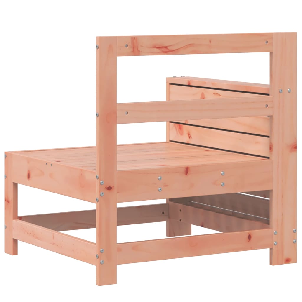 Solid Wood Douglas Garden Sofa with Side Table & Armrests