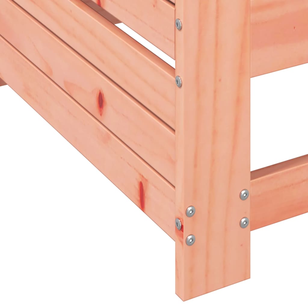 Solid Wood Douglas Garden Sofa with Side Table & Armrests