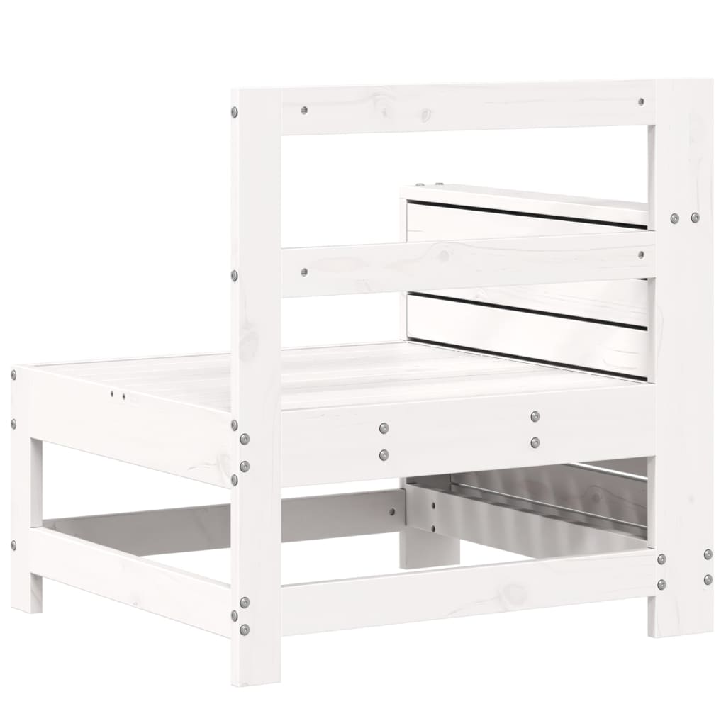 White Pine Garden Armrest Sofa 69x62x70.5 cm - Solid Wood