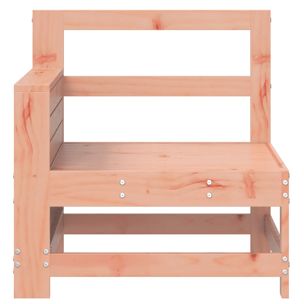 Solid Wood Douglas Garden Armrest Sofa - 69x62x70.5 cm