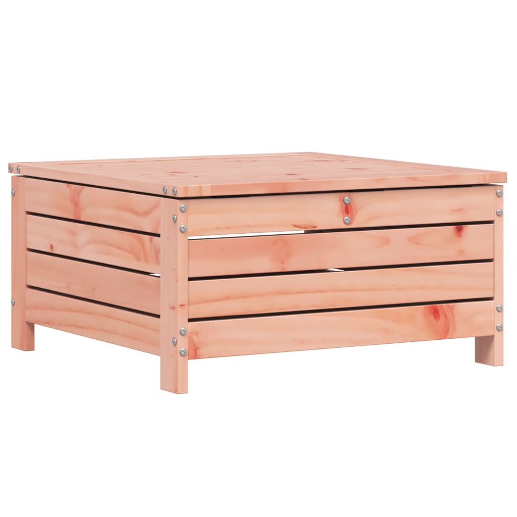 Solid Wood Douglas Garden Footstool 62x63.5x32 cm - Stylish & Durable