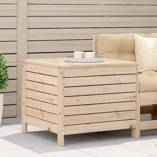 Solid Pine Garden Footstool 62x63.5x53.5 cm - Durable & Stylish Design
