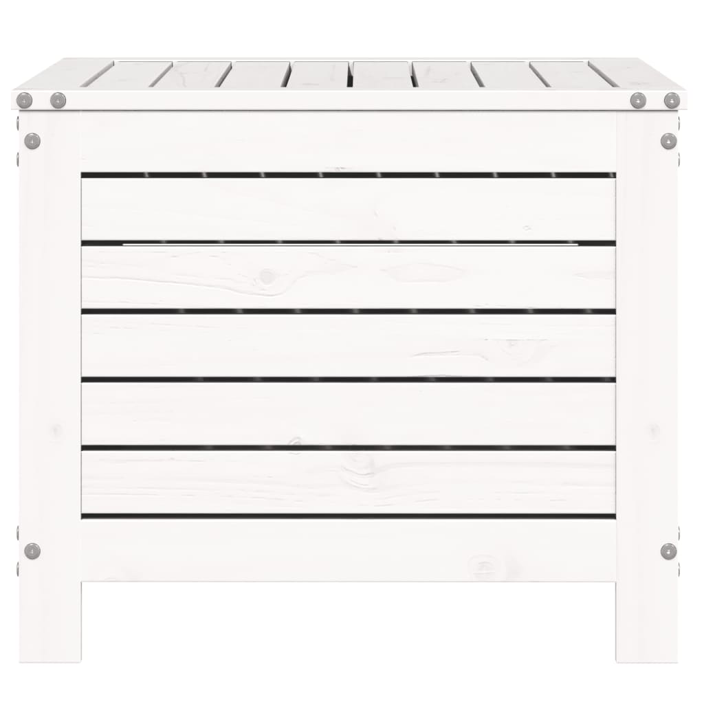 White Pine Garden Footstool - Solid Wood 62x63.5x53.5 cm