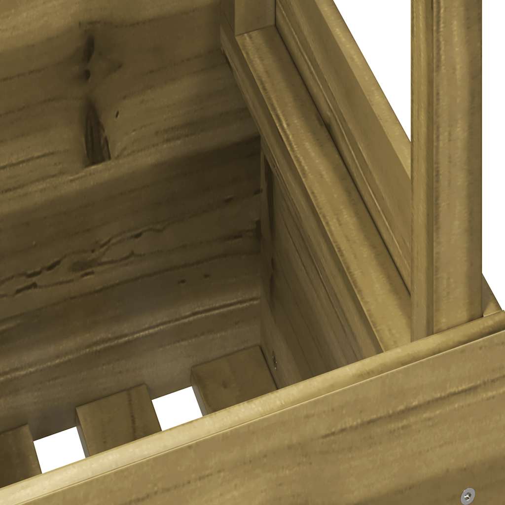 Impregnated Pine Wood Garden Table 100x50x75 cm