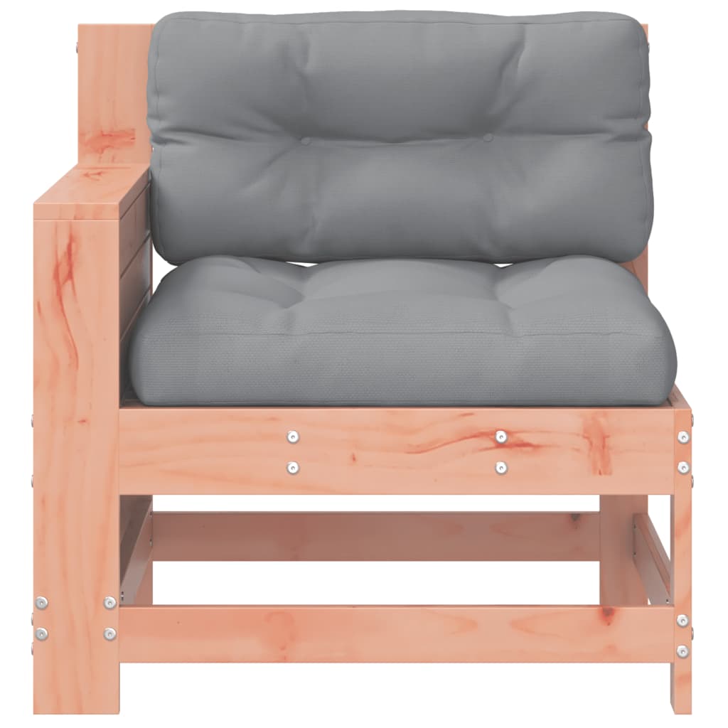 Solid Wood Douglas Garden Sofa with Cushioned Armrests