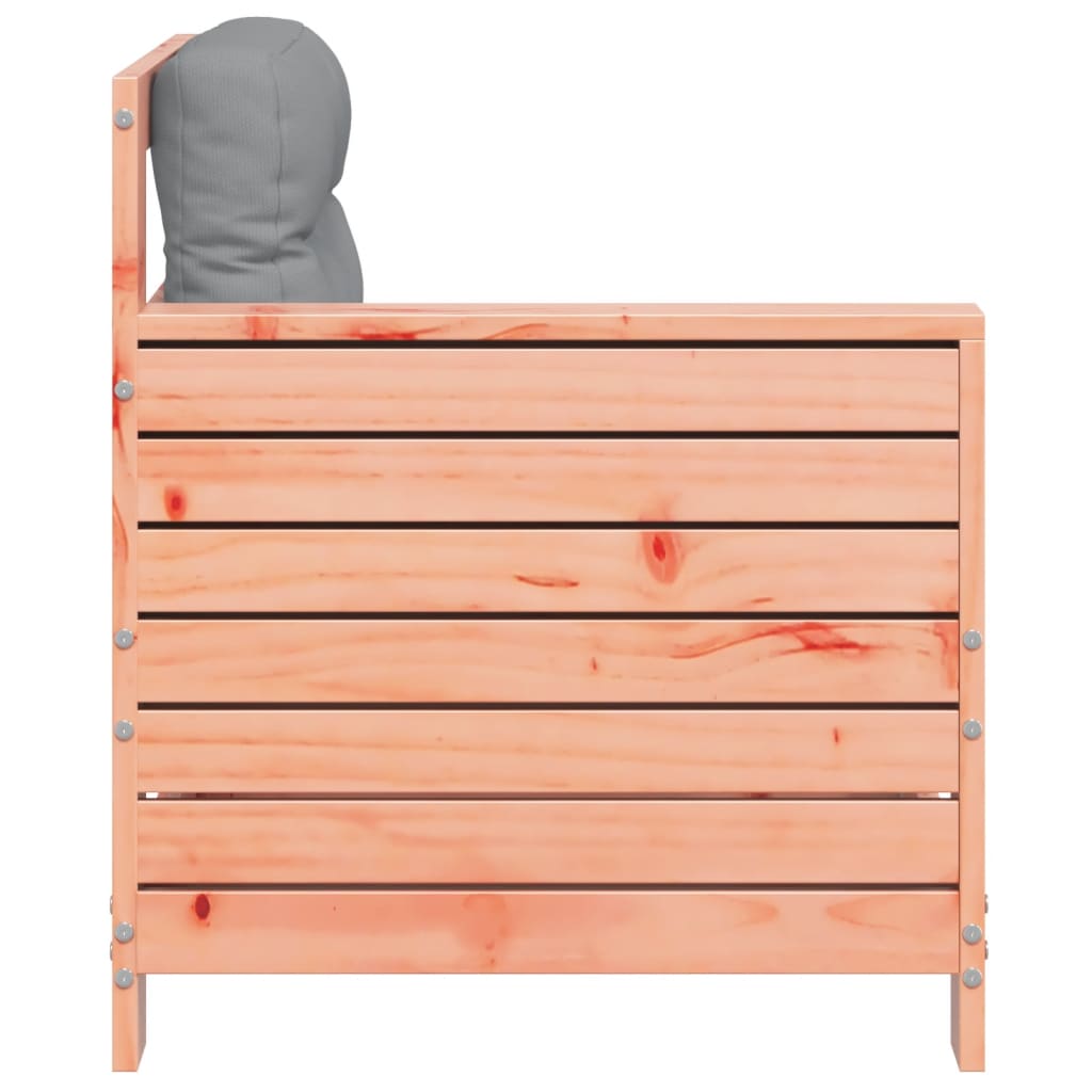 Solid Wood Douglas Garden Sofa with Cushioned Armrests