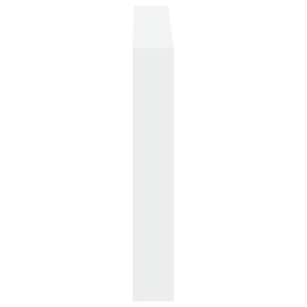 LED Headboard Cabinet White 100x17x102 cm - Sleek Storage Solution