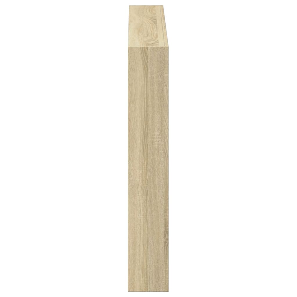LED Headboard Cabinet, Sonoma Oak, 100x17x102 cm - Modern Style